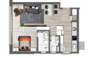 Apartamento à venda com 54m², 1 dormitório, 1 suíte, 1 vaga no bairro Três Figueiras em Porto Alegre - Foto 12