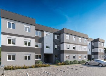 Apartamento à venda com 55m², 3 dormitórios, 1 vaga no bairro Guarujá em Porto Alegre